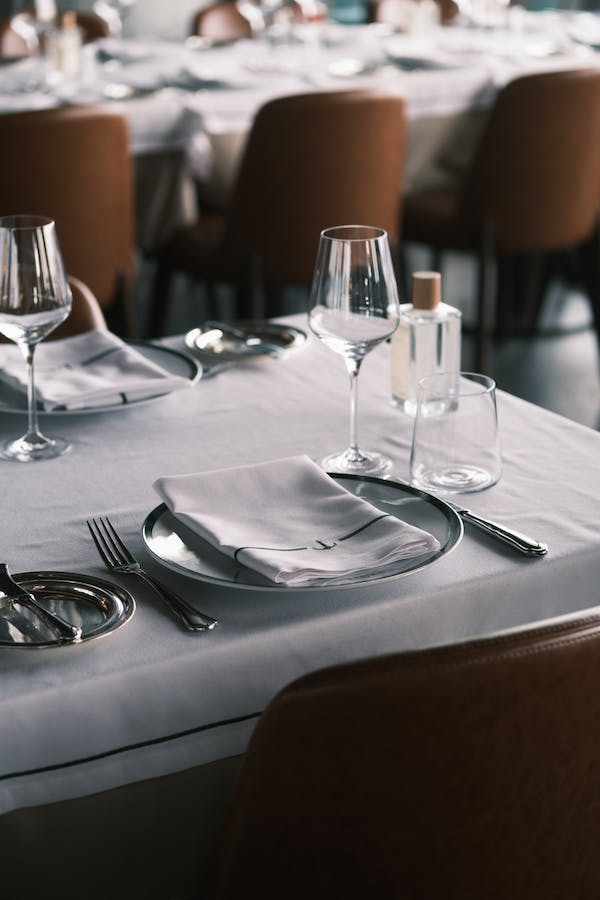 IME - restaurant repas d'affaires - dressage table